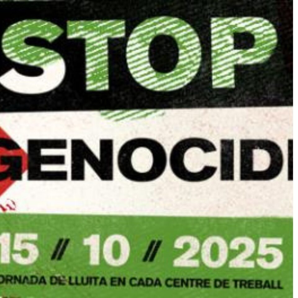 cartel manifestacion stop genocidi