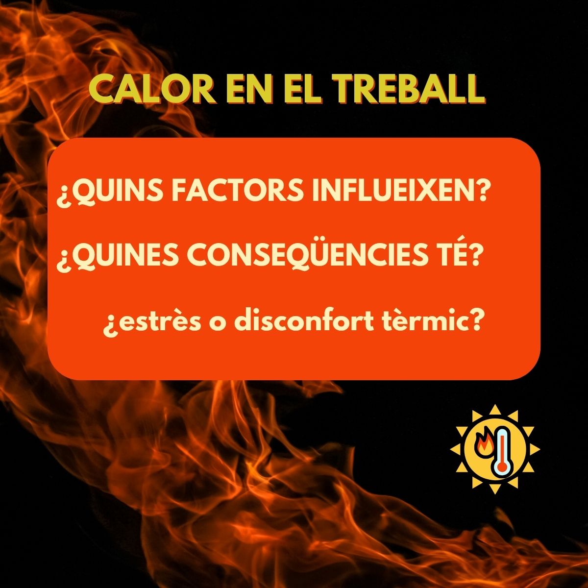 Imagen infografía calor castellano